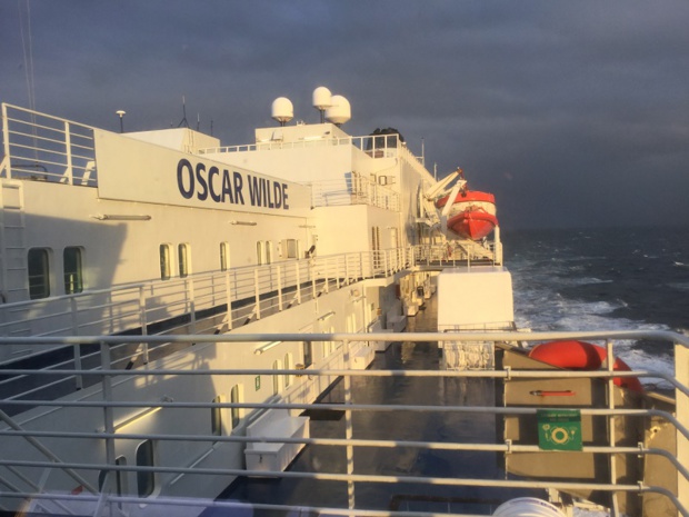 A bord de l'Oscar Wilde, c’est déjà l’Irlande - DR : J.-P. C.
