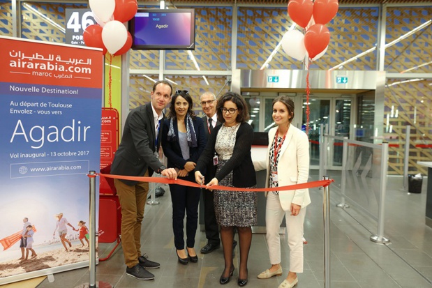 Inauguration à Toulouse de la ligne vers Agadir - DR Inauguration à Toulouse de la ligne vers Agadir - DR