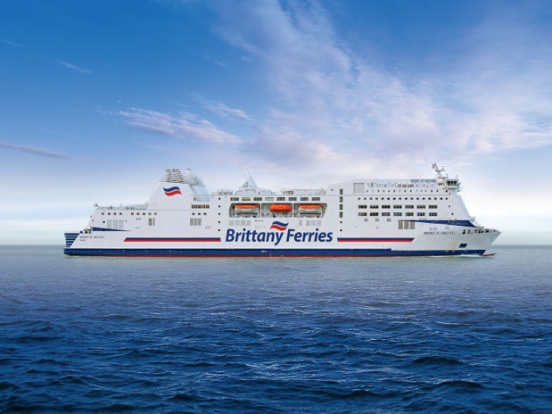 Le navire Mont Saint Michel - © Brittany Ferries Le navire Mont Saint Michel - © Brittany Ferries