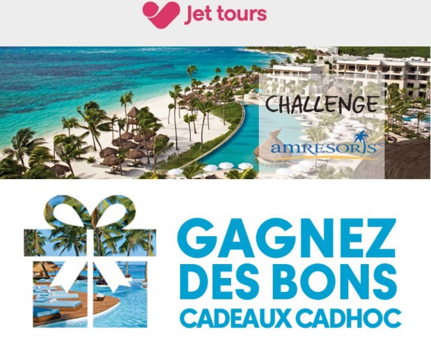 Des bons cadeaux Cadhoc d'une valeur de 10 à 30 euros sont à gagner - Crédit photo : Jet Tours Des bons cadeaux Cadhoc d'une valeur de 10 à 30 euros sont à gagner - Crédit photo : Jet Tours