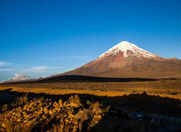 Le volcan Chimborazo, en Equateur, étape du Grand voyage en terre latine © TUI France Le volcan Chimborazo, en Equateur, étape du Grand voyage en terre latine © TUI France