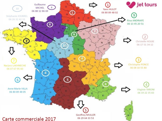 Jet tours : Stéphanie Joubrel et Geoffrey Muller promus responsables de secteur