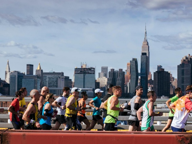 Les mesures de sécurité ont été renforcées par le maire de New York Bill de Blasio - Crédit photo : compte Twitter @nycmarathon Les mesures de sécurité ont été renforcées par le maire de New York Bill de Blasio - Crédit photo : compte Twitter @nycmarathon
