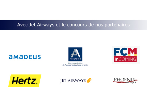 Les sponsors du  Voyage des Patrons & Dirigeants du tourisme en Inde