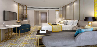 La chambre du nouvel hôtel Golden Tulip à Shanghai - DR