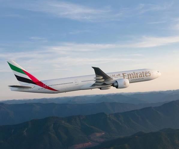 Le Boeing 777 d’Emirates - Photo Instagram Emirates