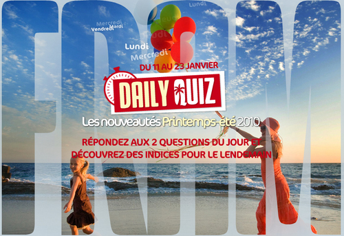 FRAM : un daily quiz pour décourvrir la production printemps/été FRAM : un daily quiz pour décourvrir la production printemps/été