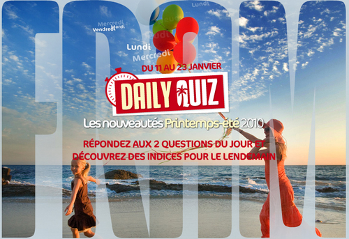 FRAM : un daily quiz pour décourvrir la production printemps/été