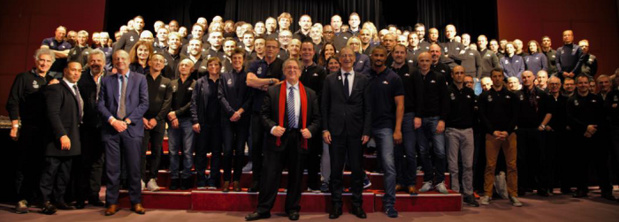 Les cadres et entraîneurs de l’Equipe de France Olympique au Club Med d'Opio en Provence - DR Club Med