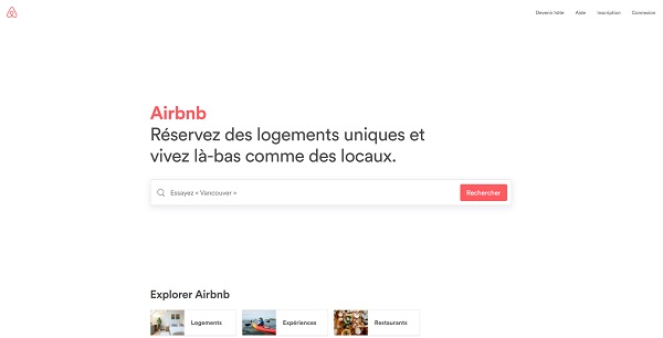 Selon les deux instances Airbnb "aurait payé 92 944 euros d'impôts sur les sociétés au fisc français en 2016- Capture écran du site Airbnb