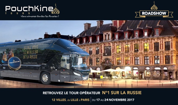 Pouchkine Tours part en roadshow