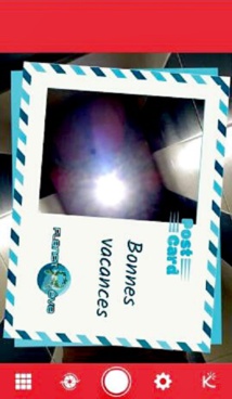 Pour donner une image "créative et sympa", Planet' Reve a créé un filtre sur le modèle de snapchat. Pour donner une image "créative et sympa", Planet' Reve a créé un filtre sur le modèle de snapchat.