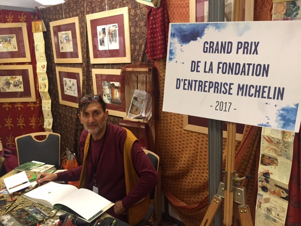 Stefano Faravelli ,prix de la fondation d'entreprise Michelin.(DR J-P C) Stefano Faravelli ,prix de la fondation d'entreprise Michelin.(DR J-P C)