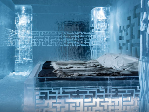 A Jukkasjärvi, il est possible de passer une nuit par -5°C © Ice Hôtel Facebook A Jukkasjärvi, il est possible de passer une nuit par -5°C © Ice Hôtel Facebook