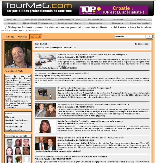 MyTourmag : le réseau social... si le ''coeur'' vous en dit !