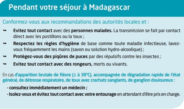 Madagascar : l'épidémie de peste maîtrisée