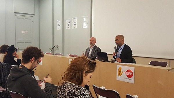 Dominique Sopo président de SOS Racisme et Yannick L'Horty, chercheur au TEPP-CNRS lors de la présentation de l'étude - Crédit photo : Compte Twitter @SOS_Racisme Dominique Sopo président de SOS Racisme et Yannick L'Horty, chercheur au TEPP-CNRS lors de la présentation de l'étude - Crédit photo : Compte Twitter @SOS_Racisme