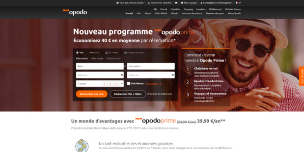Un programme "Prime" à l'image d'Amazon Crédit : Opodo Un programme "Prime" à l'image d'Amazon Crédit : Opodo
