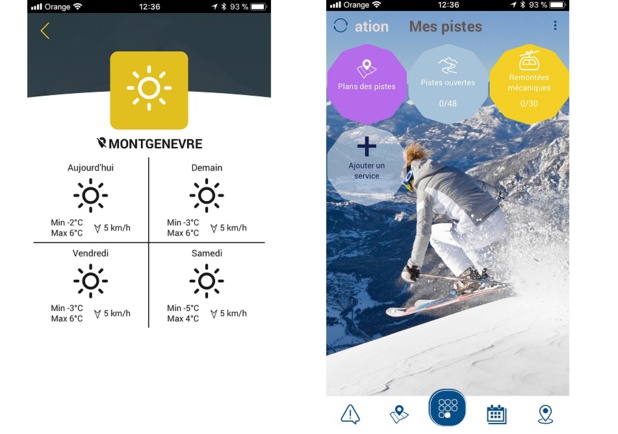 Montgenèvre est la première station de montagne connectée - DR Orange Montgenèvre est la première station de montagne connectée - DR Orange