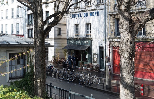 L'hôtel du Nord à Paris - photo Inocybe-Piero d'Houin, Creative commons