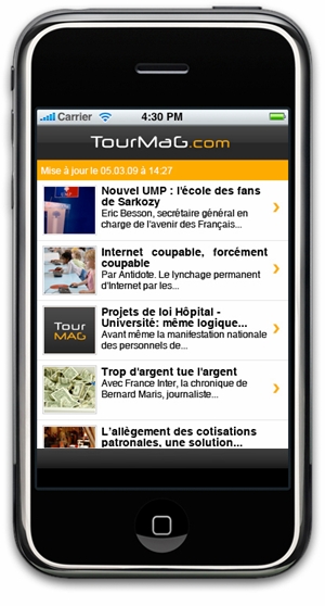 Cliquer sur l'image pour accéder à l'appli dans l'Apple store Cliquer sur l'image pour accéder à l'appli dans l'Apple store