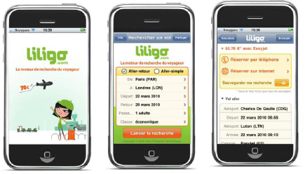 liligo lance son application iPhone