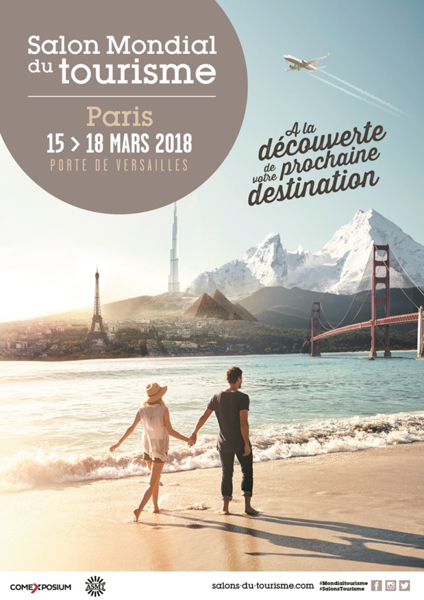 le salon du tourisme se tiendra porte de versaille à Paris du 15 au 18 mars 2018
