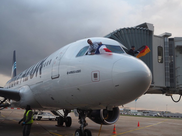 L’A320, sous le numéro de vol ZI601, a décollé de l’aéroport d’Orly vendredi 1er décembre 2017 vers Berlin - DR Aigle Azur