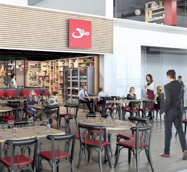 L'aéroport Toulouse Blagnac va adapter son offre commerciale en proposant aux passagers de grandes enseignes internationales telles que le salon de café Starbucks ou des marques qui font l’identité de la région à l’image du J’go, le restaurant bien connu des Toulousains - Photo ATB