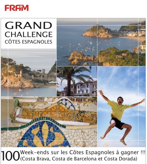FRAM : 100 Week ends à gagner avec le Grand Challenge Côtes Espagnoles FRAM : 100 Week ends à gagner avec le Grand Challenge Côtes Espagnoles