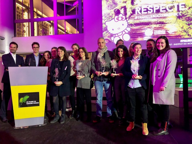 Les lauréats des premières palmes du tourisme durable. Les prix ont été remis- Photo JDL Les lauréats des premières palmes du tourisme durable. Les prix ont été remis- Photo JDL