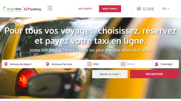 Le nouveau site lancé par MagicStay et G7 - DR