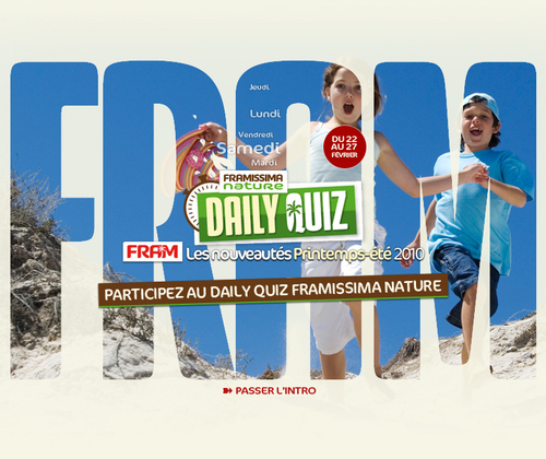 Fram : Daily Quizz spécial sur le Framissima Nature de Soustons