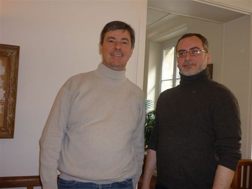 Didier Rabaux directeur de Visiteurs et Eric Savournin, directeur de la production Visiteurs Amériques