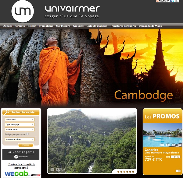 Capture écran du site Univaimer Capture écran du site Univaimer