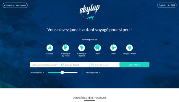 Skylap : le nouveau moteur spécialiste des vols multi-destinations Skylap : le nouveau moteur spécialiste des vols multi-destinations