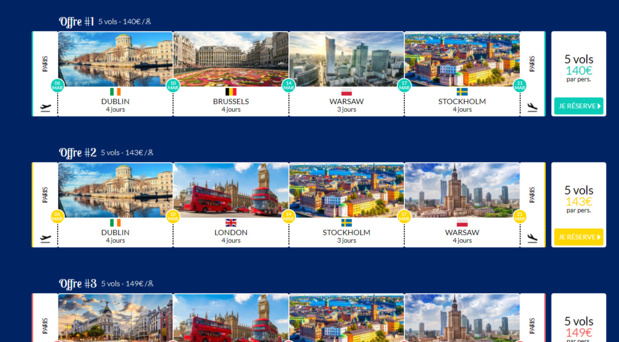 Skylap : le nouveau moteur spécialiste des vols multi-destinations Skylap : le nouveau moteur spécialiste des vols multi-destinations