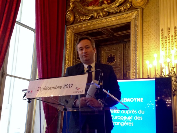 Jean-Baptiste Lemoyne, secrétaire d’Etat auprès du ministre de l’Europe et des Affaires étrangères. - CL