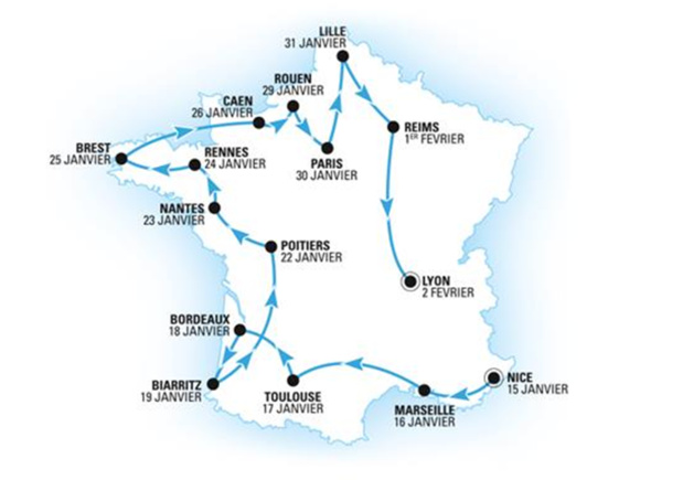 Le MythicRoadshow d’Héliades sillonne la France du 15/01 au 02/02/2018