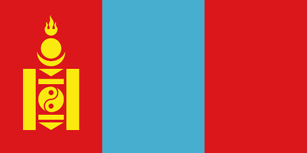 Le drapeau de Mongolie - DR