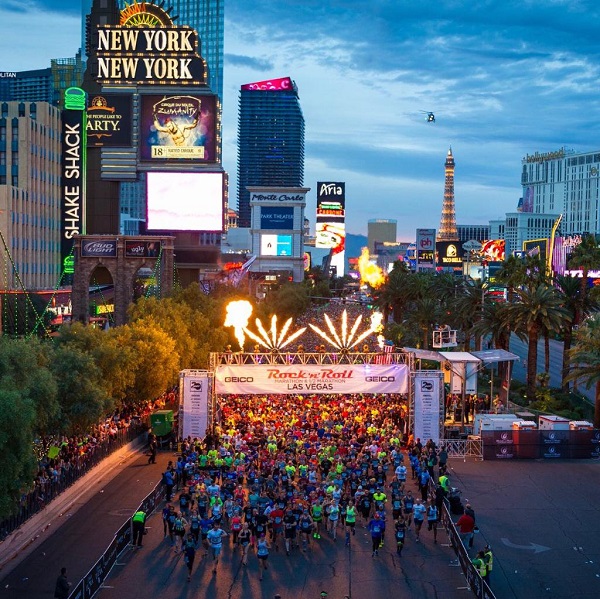 Las Vegas se met au sport !