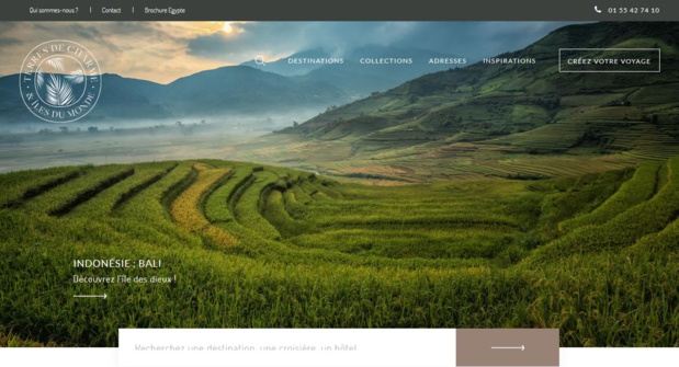 Capture d'écran du nouveau site de Terres de Charme Capture d'écran du nouveau site de Terres de Charme