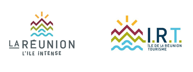 Les deux logos de la Réunion - DR Les deux logos de la Réunion - DR