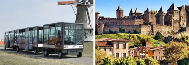 Carcassonne Agglo a fait l'acquisition d'un train touristique électrique - DR