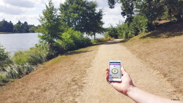 Une solution qui utilise la géolocalisation Crédit : Baludik Une solution qui utilise la géolocalisation Crédit : Baludik