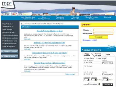 Marseille Provence : l'aéroport met en ligne un Extranet pour les professionnels