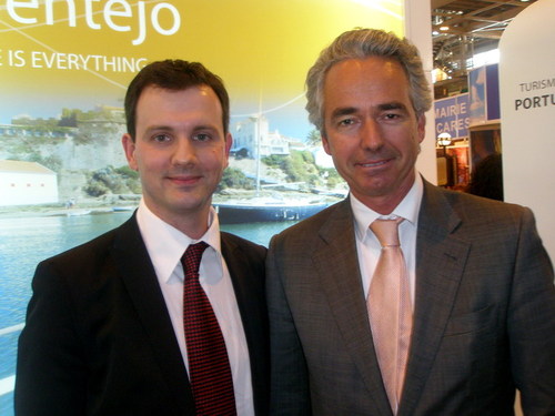 Jean-Pierre Pinheiro, Directeur de l'Office du Tourisme du Portugal et Bernardo Trindade, Secrétaire d'Etat au Tourisme du Portugal Jean-Pierre Pinheiro, Directeur de l'Office du Tourisme du Portugal et Bernardo Trindade, Secrétaire d'Etat au Tourisme du Portugal