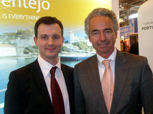 Jean-Pierre Pinheiro, Directeur de l'Office du Tourisme du Portugal et Bernardo Trindade, Secrétaire d'Etat au Tourisme du Portugal