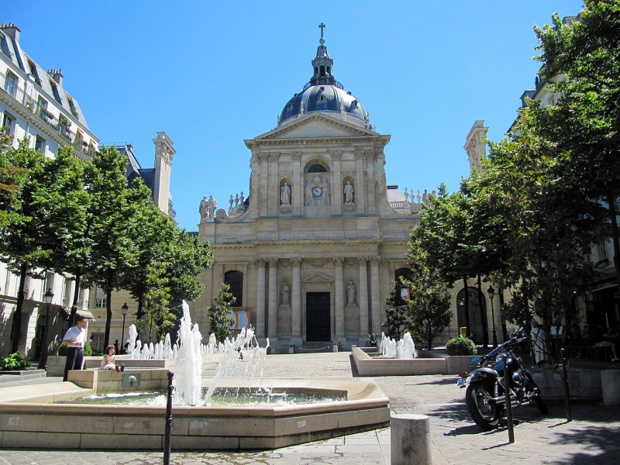 La Sorbonne est emblématique du fameux Quartier Latin à Paris - DR Dinkum / wikicommons