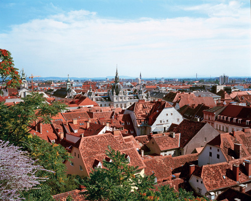 Le centre historique de la ville de Graz, seconde du pays.